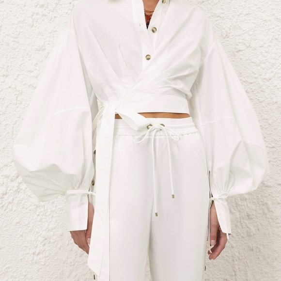 Elegant White Women's Pants and blouse Zimmerman - Picture 8 of 8